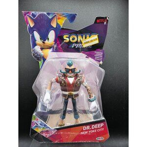 Sonic Prime Dr. Deep Figurine With 13 Points Of Articulation